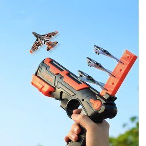 Catapult Foam Airplane Launcher Toy Gun